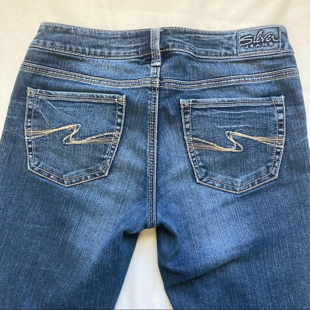 Women’s Silver Jean Capris, size 28